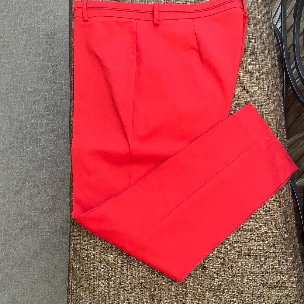Red Calvin Klein Pants